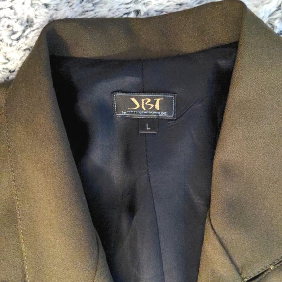 JB Trinity Green 3-Button Double-Breasted Sportcoat, size in description - Picture 5 of 12